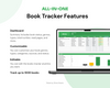 Ultimate Book & Reading Tracker, Google Sheets Template