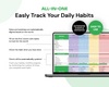 Ultimate Habits Tracker + Yearly Goals Tracker, Google Sheets Template