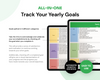 Ultimate Habits Tracker + Yearly Goals Tracker, Google Sheets Template